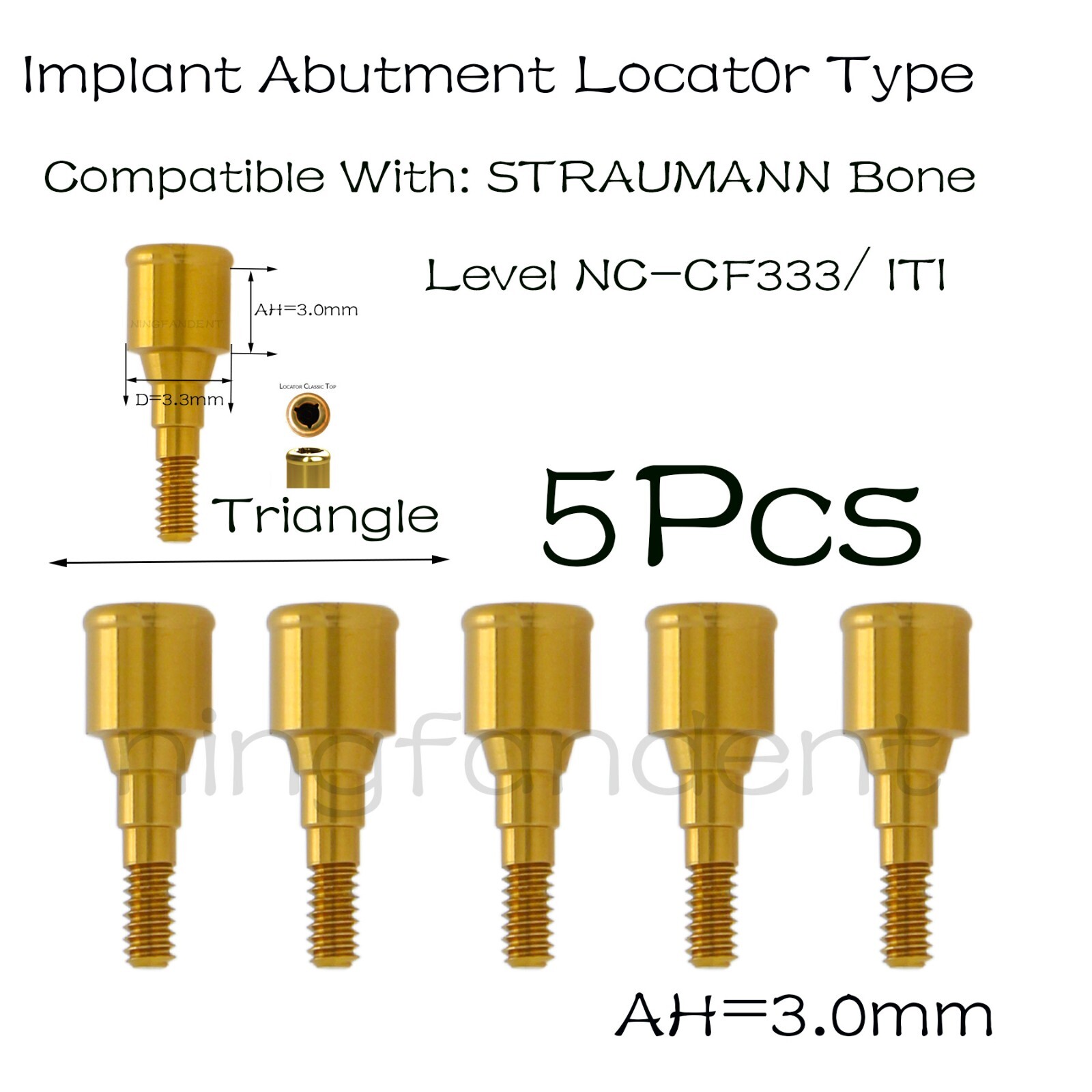 Straumann-Bone Level Dental Overdenture Locator Abutment For 3mm Narrow Platform