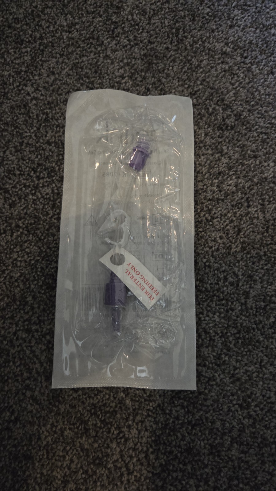 Bolink Small Cap Gravity Feeding Set with ENFit Connector BK-2085 30 pack