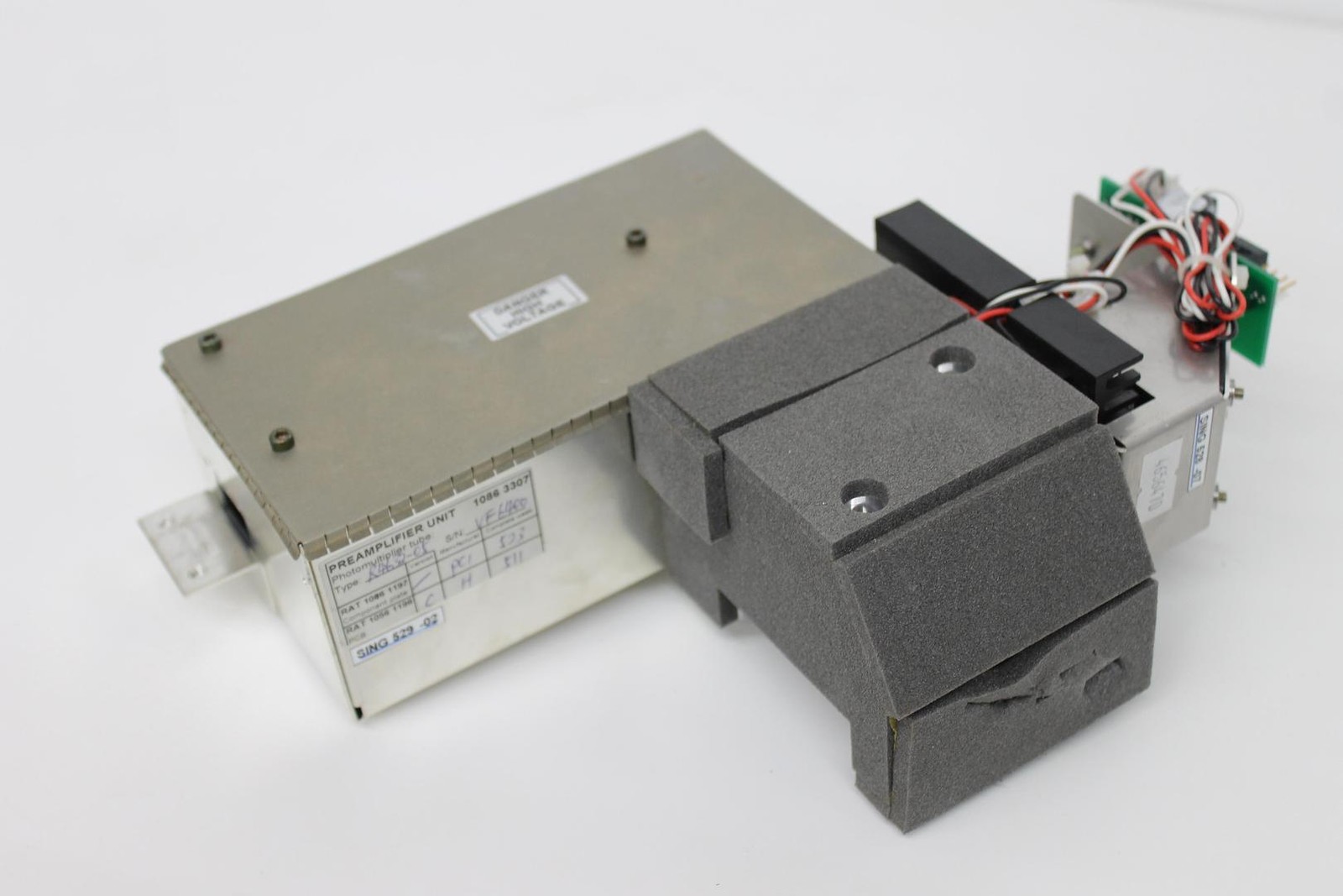 Perkin Elmer 1086 3307 Preamplifier Unit w/ Tube