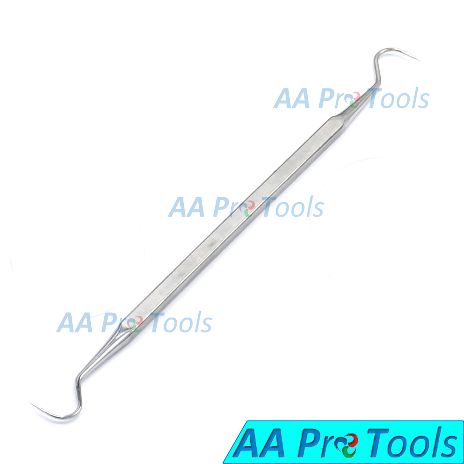 2 Pieces Dental Pick Single & Double End Square Handle New Style