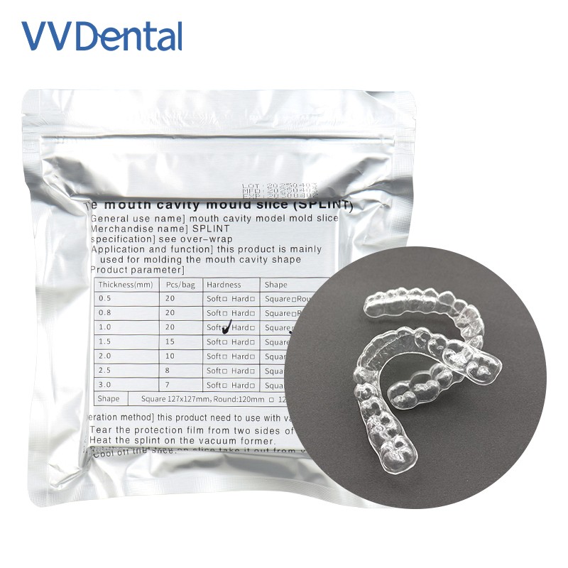 1.0/1.5/2.0mm Dental Lab Thermoforming Material Vacuum Forming Hard Soft Sheets
