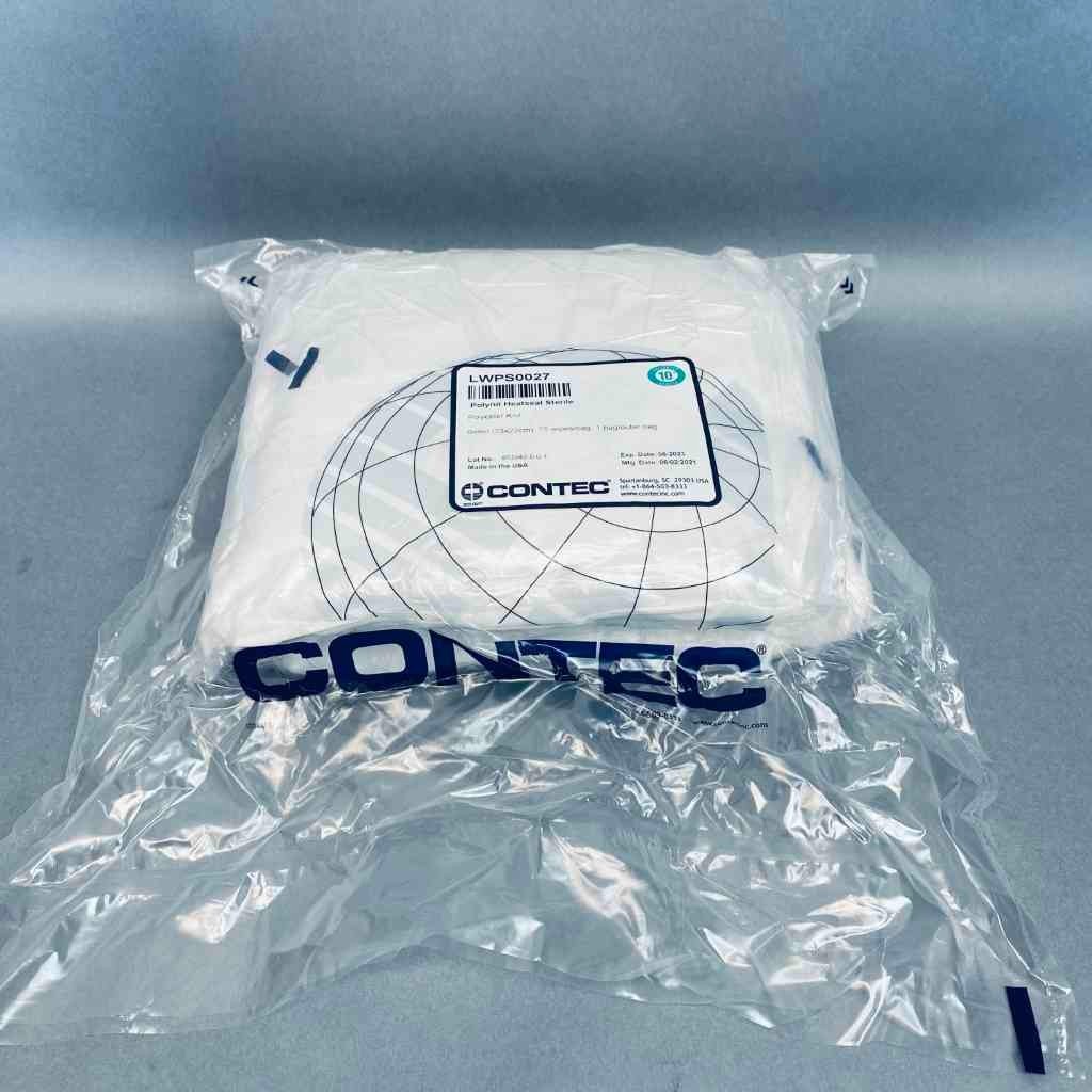 Contec Sterile Polynit Heatseal Cleanroom Wipe 9 x 9 in. Total of 750 Wipes