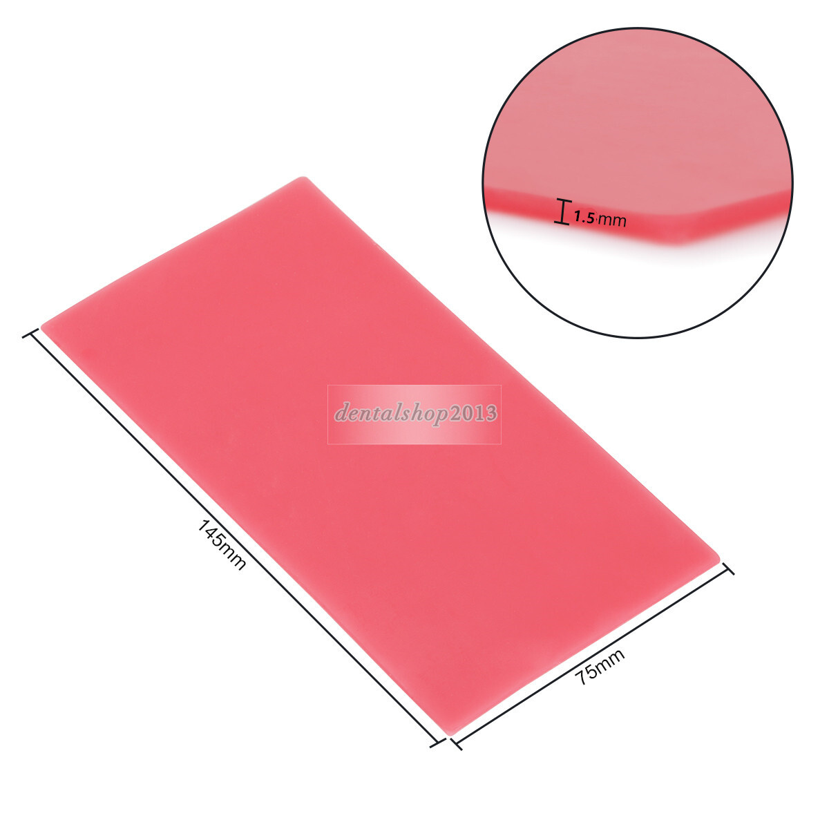 Dental Wax Sheet 145*75*1.5mm Base Plate Wax Hard Lab Molding Casting Material