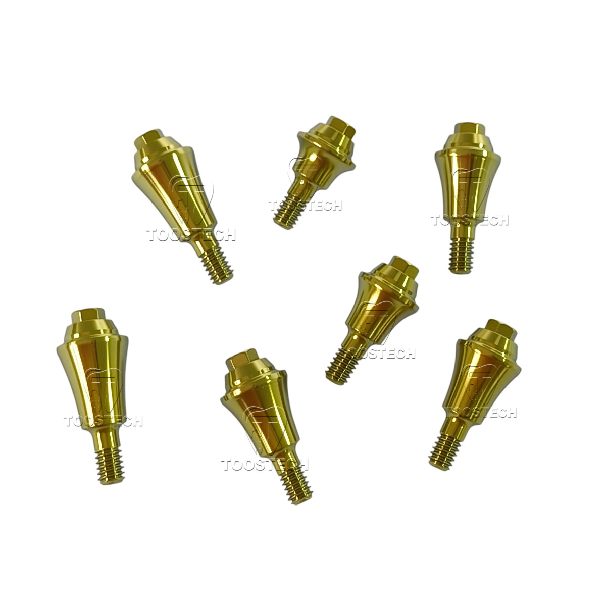 6pcs Multi unit straight abutment MU Abutment fits Megagen Anyridge D4.8mm