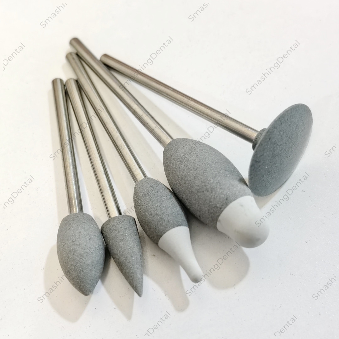 Dental Zirconia Contouring Kit Pre-sintered Zirconia Shaping Bur Polisher 2-in-1