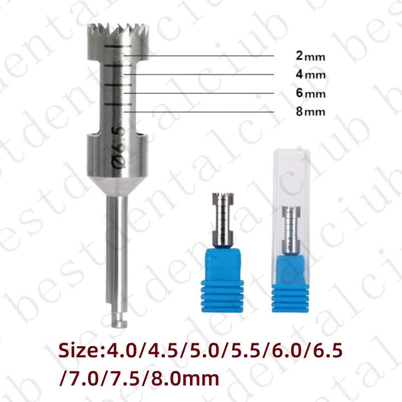 Dental Cutting Trephine Drill Sharp Burr Planting Drills Harvest ITI NOB