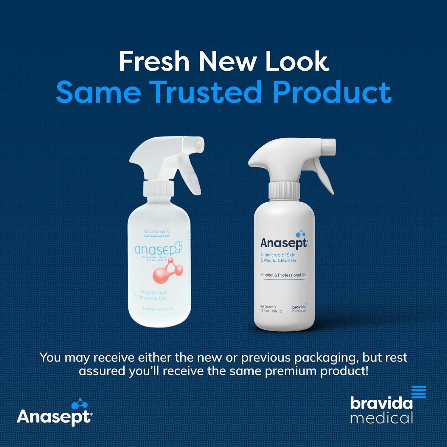 Anasept Wound Cleanser 12 oz. Spray Bottle, 2 Pack