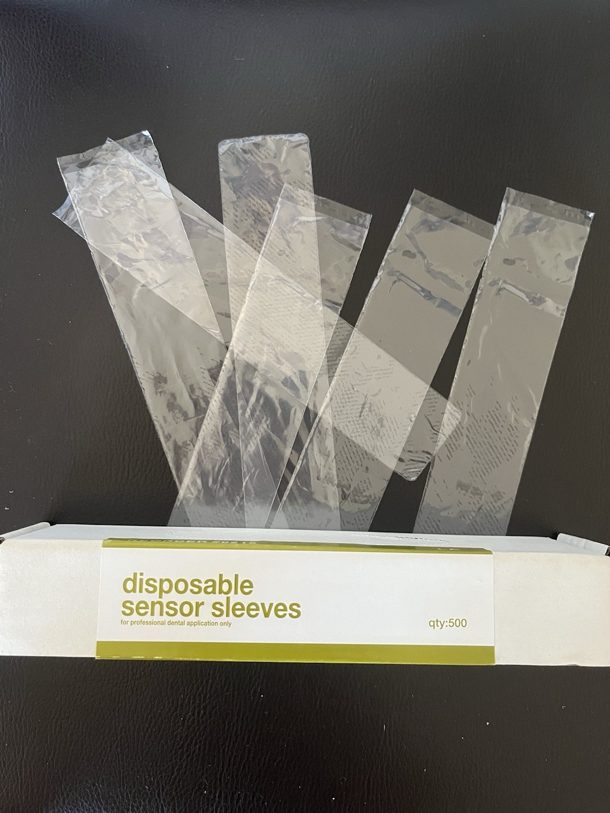500 X-Ray Sensor Sleeves 8″ x 1-3/8″ Disposable Dental Barrier Cover