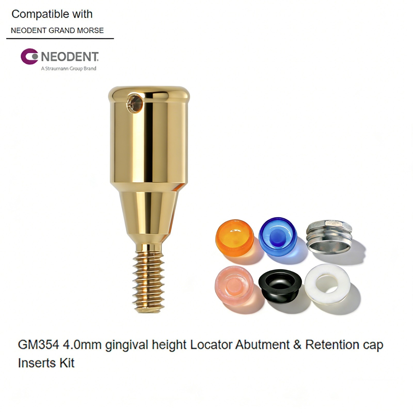 Titanium Zest Locator Abutment Fit NeoDent Grand Morse GM All Implant Platform