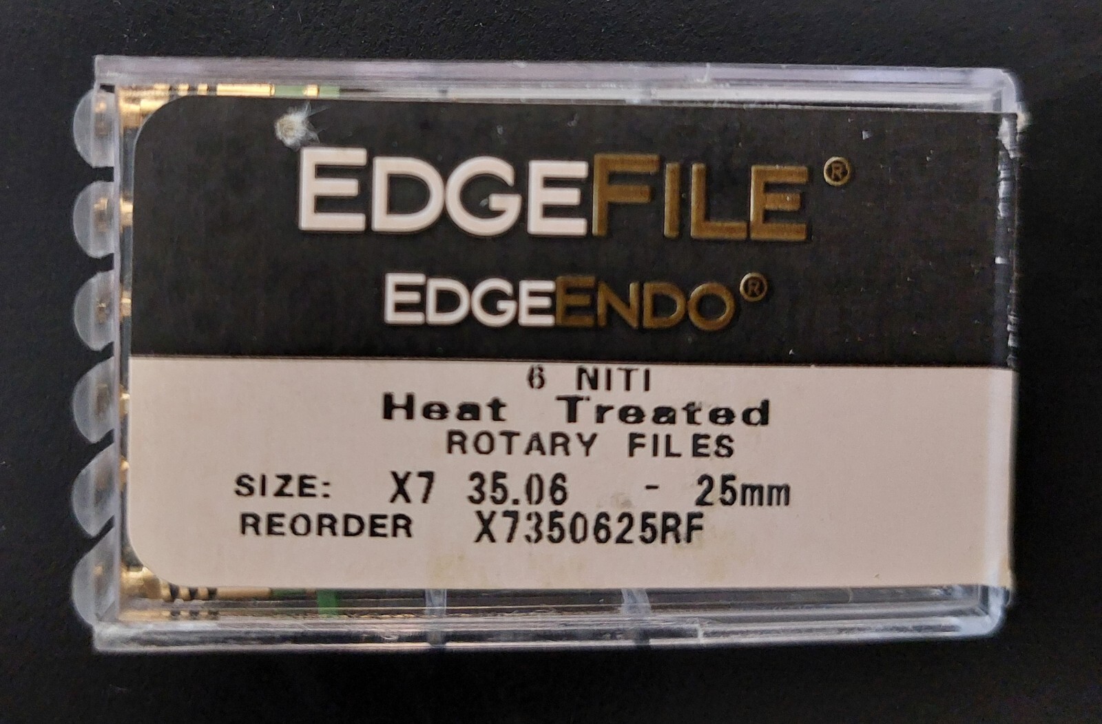 EdgeEndo, EdgeFiles, EdgeTaper Encore, Platinum,  21, 25, 29 mm, Taper 04, 06