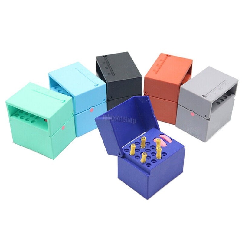 Dental 20 Holes Endo Files Holder Memory Autoclavable Endodontic Ruler Organizer