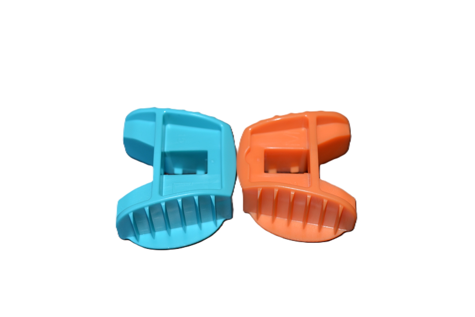 EZ Bite Block Disposable Mouth Prop, 1x Medium (orange), 1x Large (Blue)