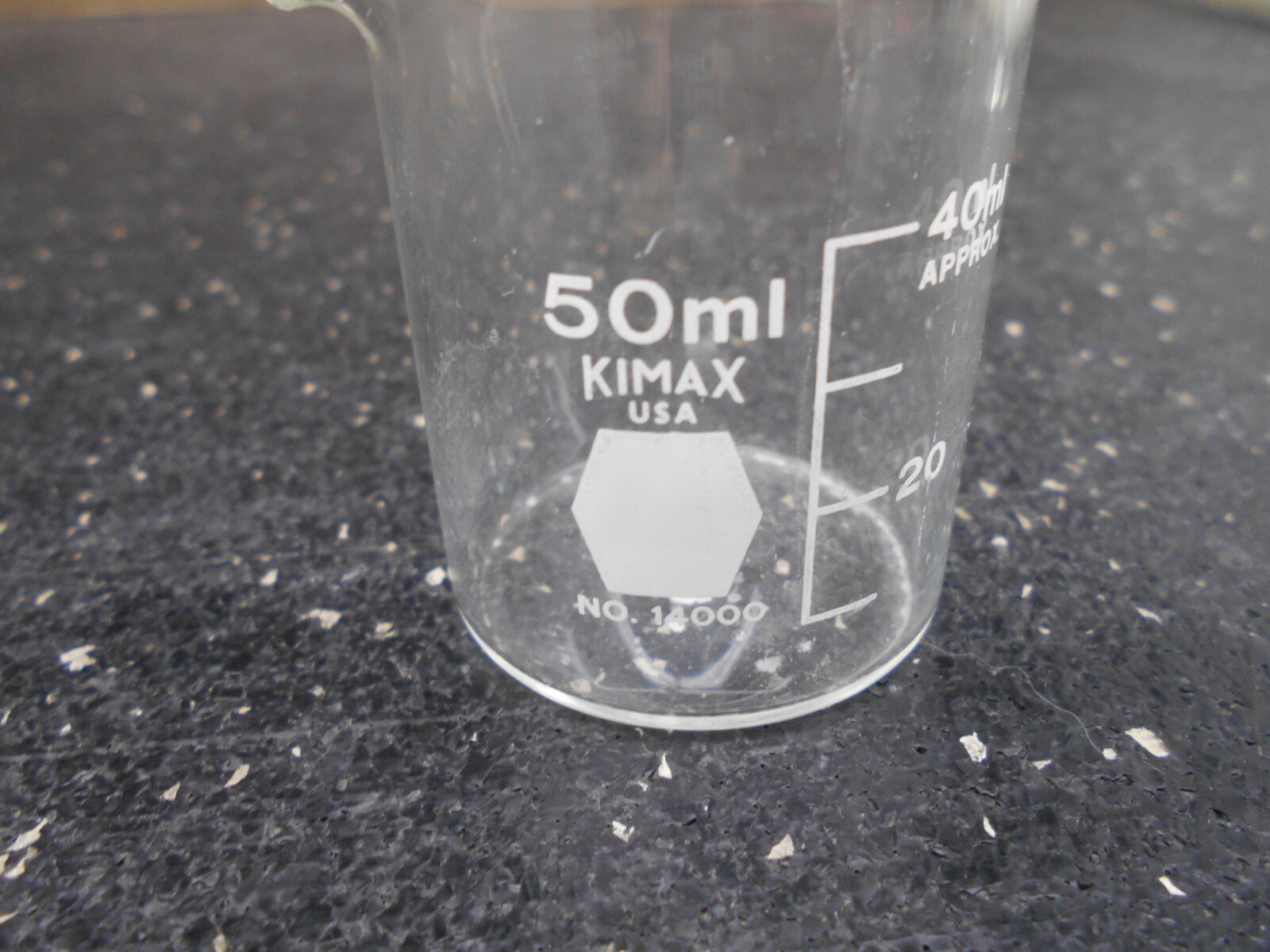 KIMBLE KIMAX 14000 50mL GLASS BEAKERS