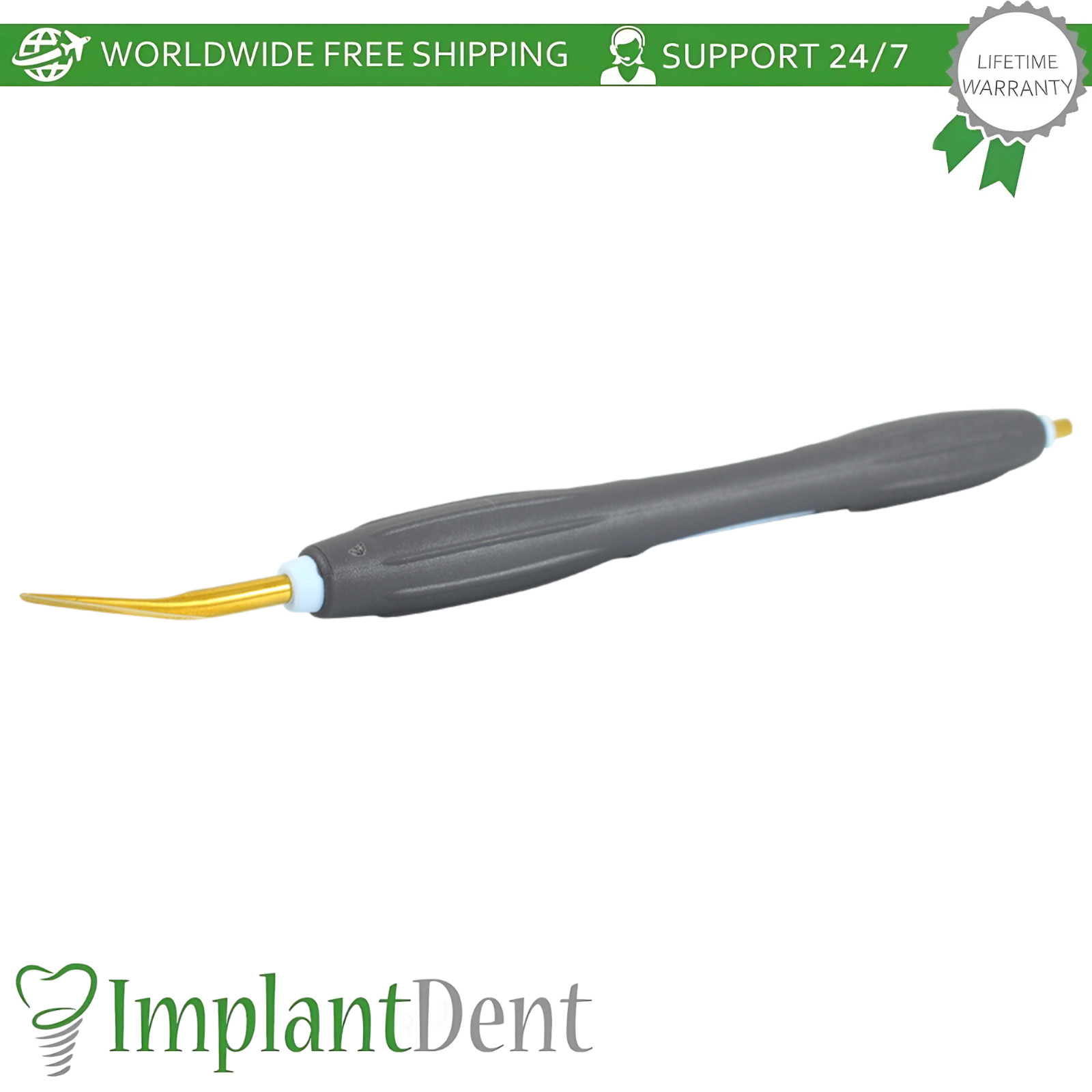 Dental Luxator P-Series Set Titanium-Coated Stainless Steel Instrument 3mm Wide