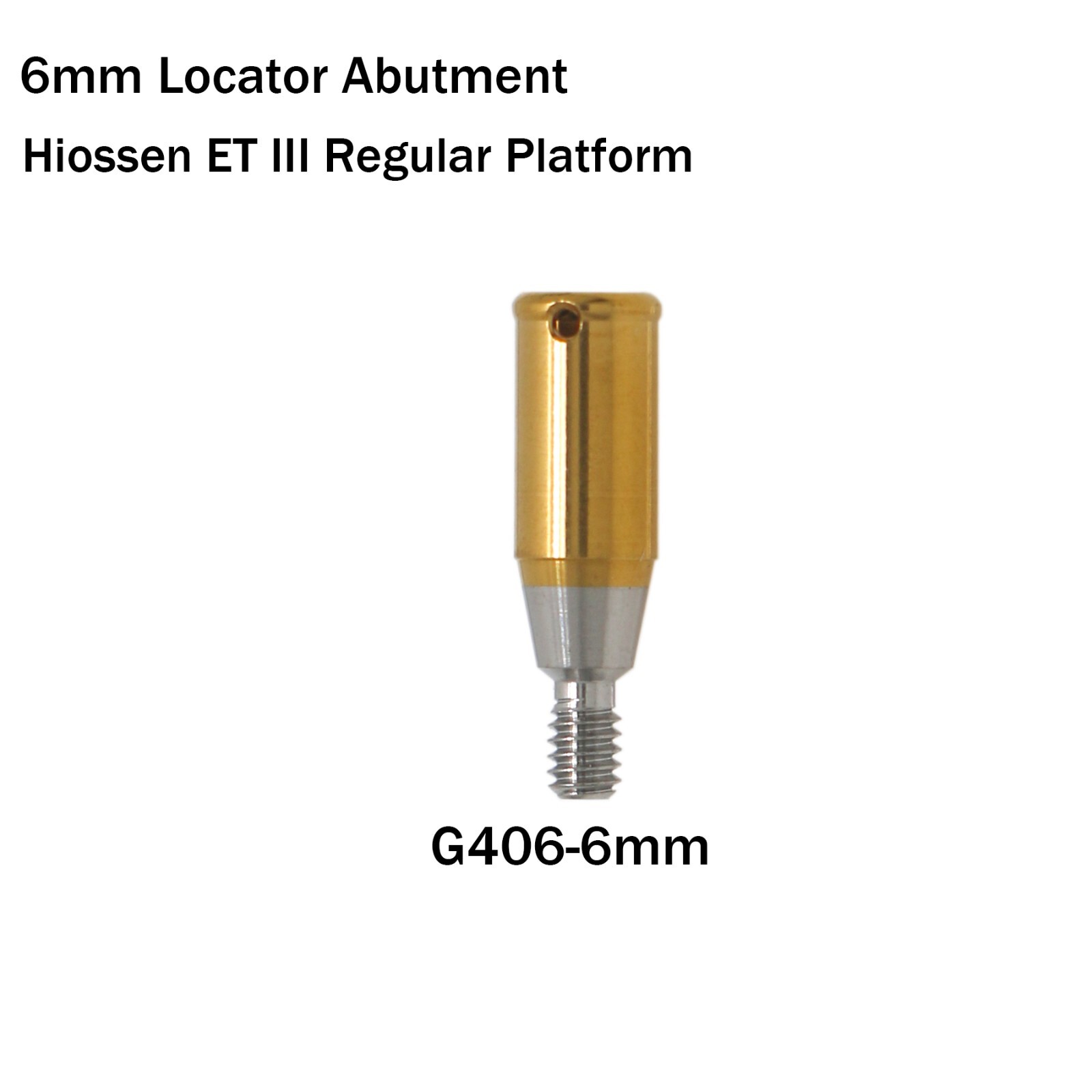 Dental Locat0r Attachments Abutment fits HIOSSEN Oss ET II/III SA Fixture M/R