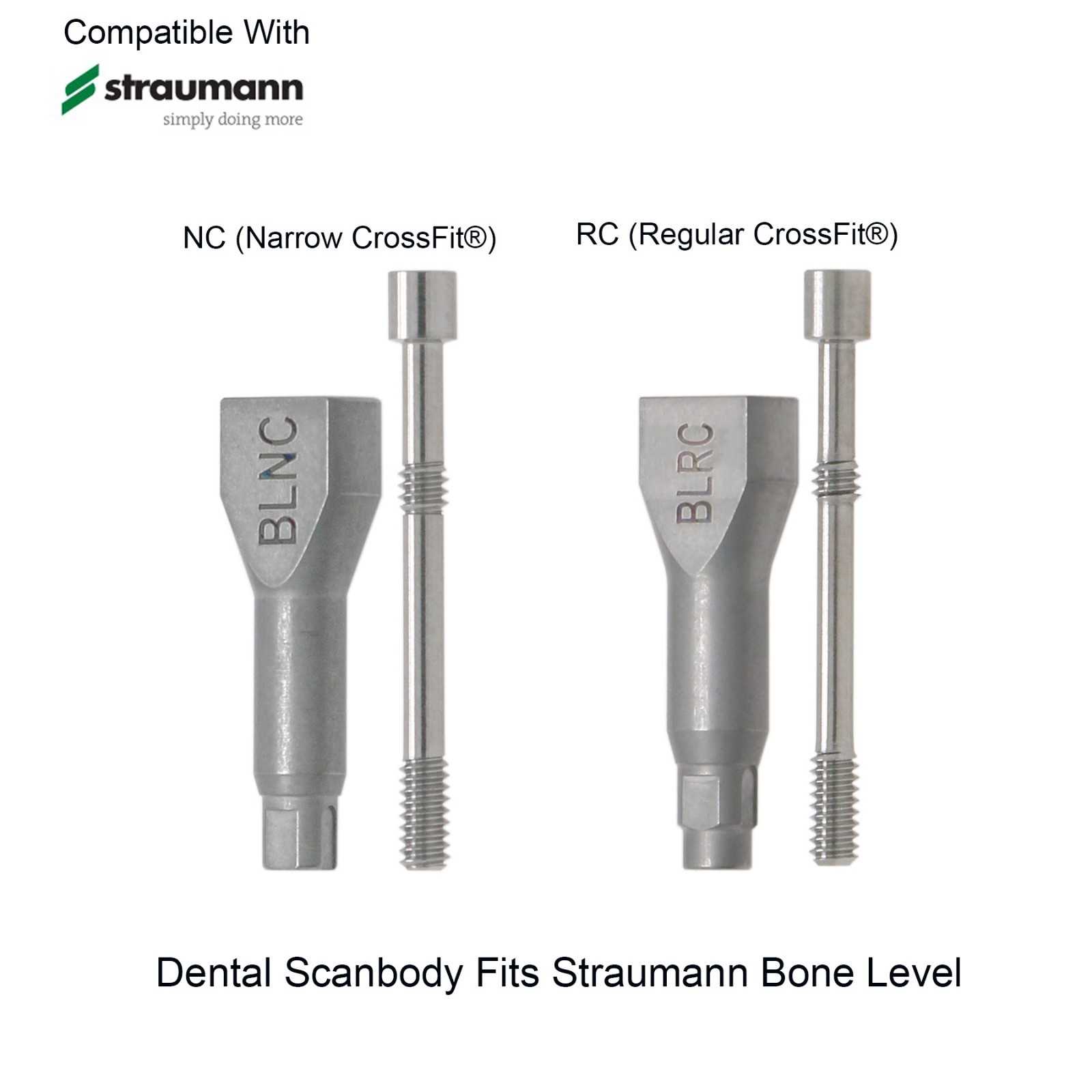US Healing Abutment/Analog/Scan Body/Tray/Cap for ITI Straumann Bone Level NC RC