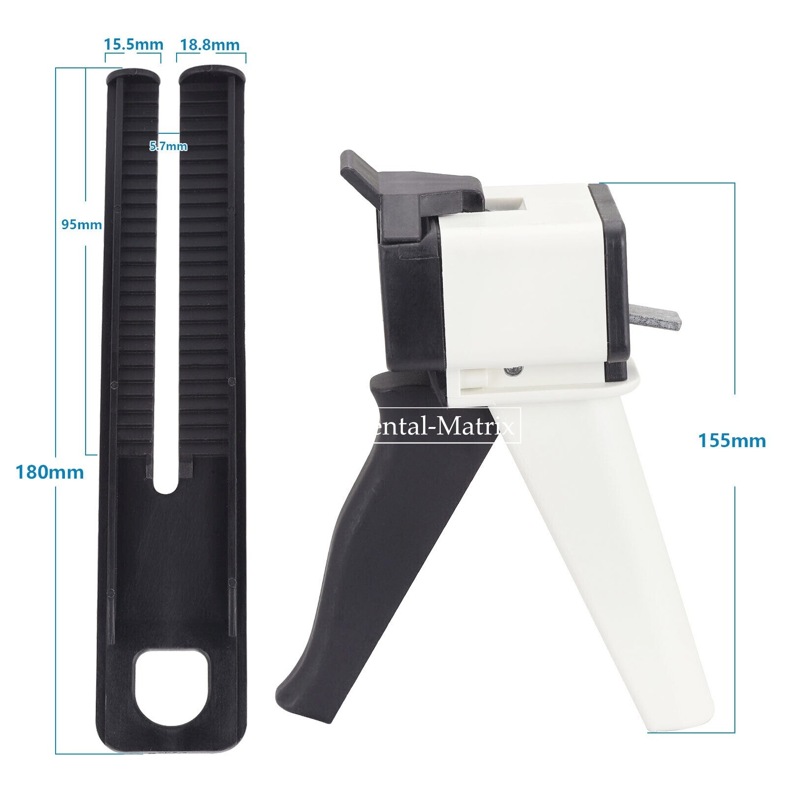 Dental Impression Universal Cartridge Dispenser Delivery Gun 1:1/2:1 4:1/10:1