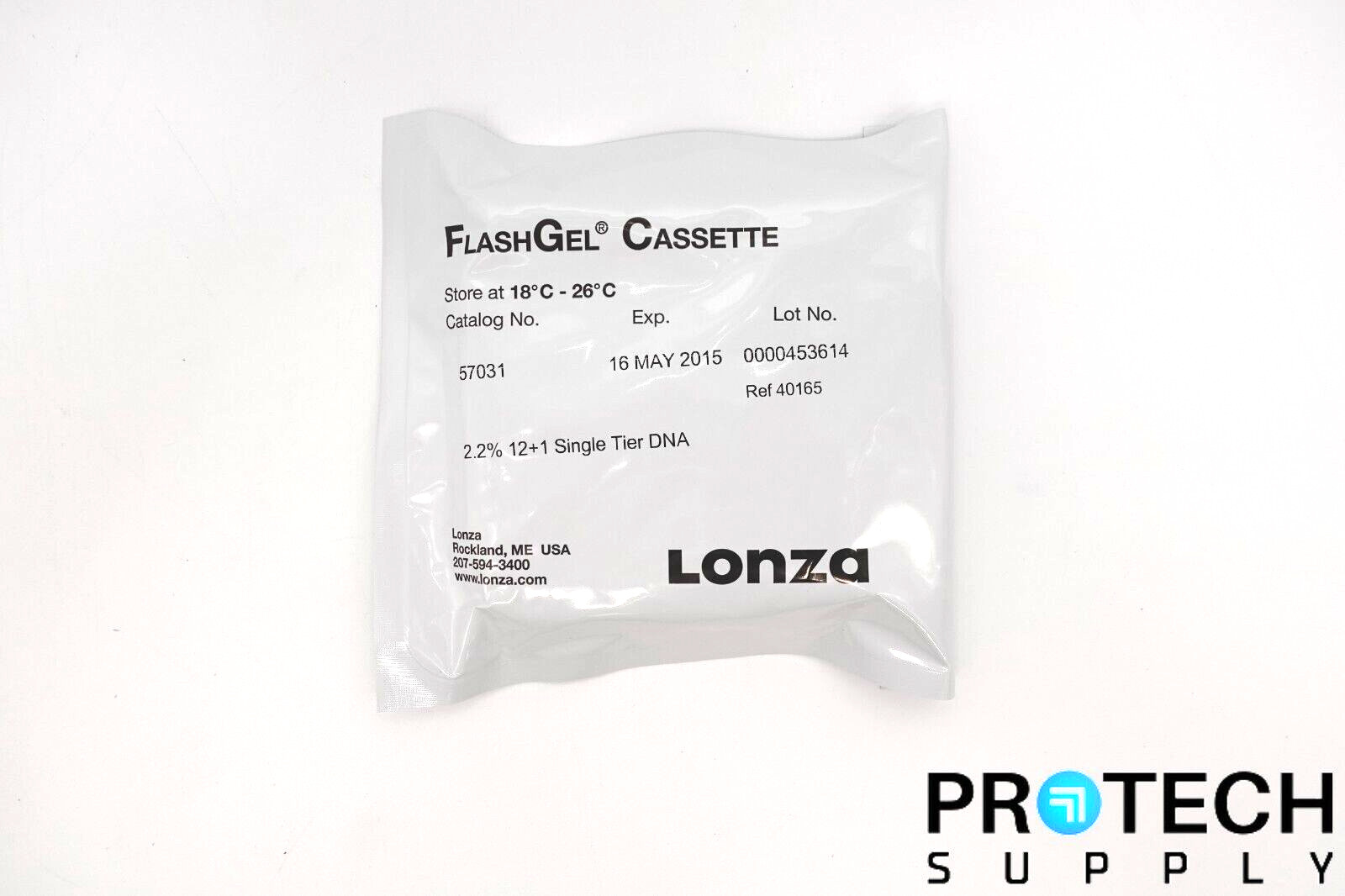 (Box of 9) Lonza 57031 FlashGel DNA Cassette 12+1 Single-Tier NEW with WARRANTY