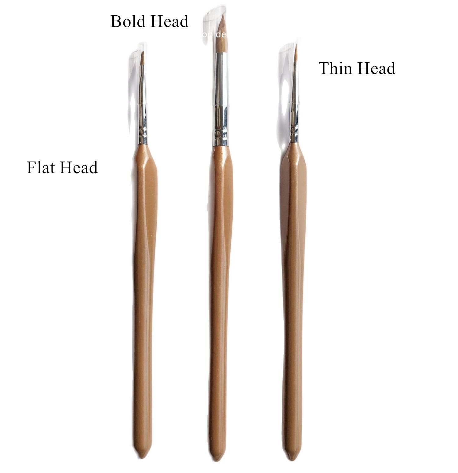 Dental Sable Hair Brush Pen Porcelain Brushes Enamel Silicone Brush Head Enamel