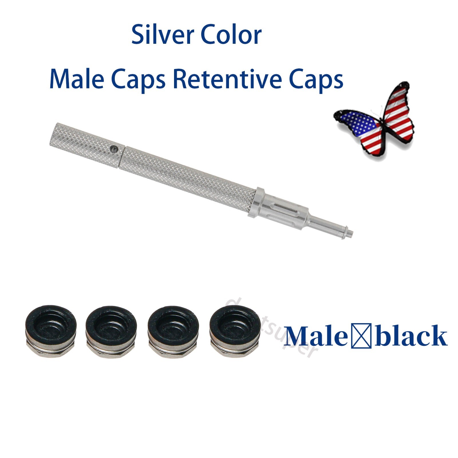Universal Implant Core Tool Set Metal Housing Laboratory for Denture Cap