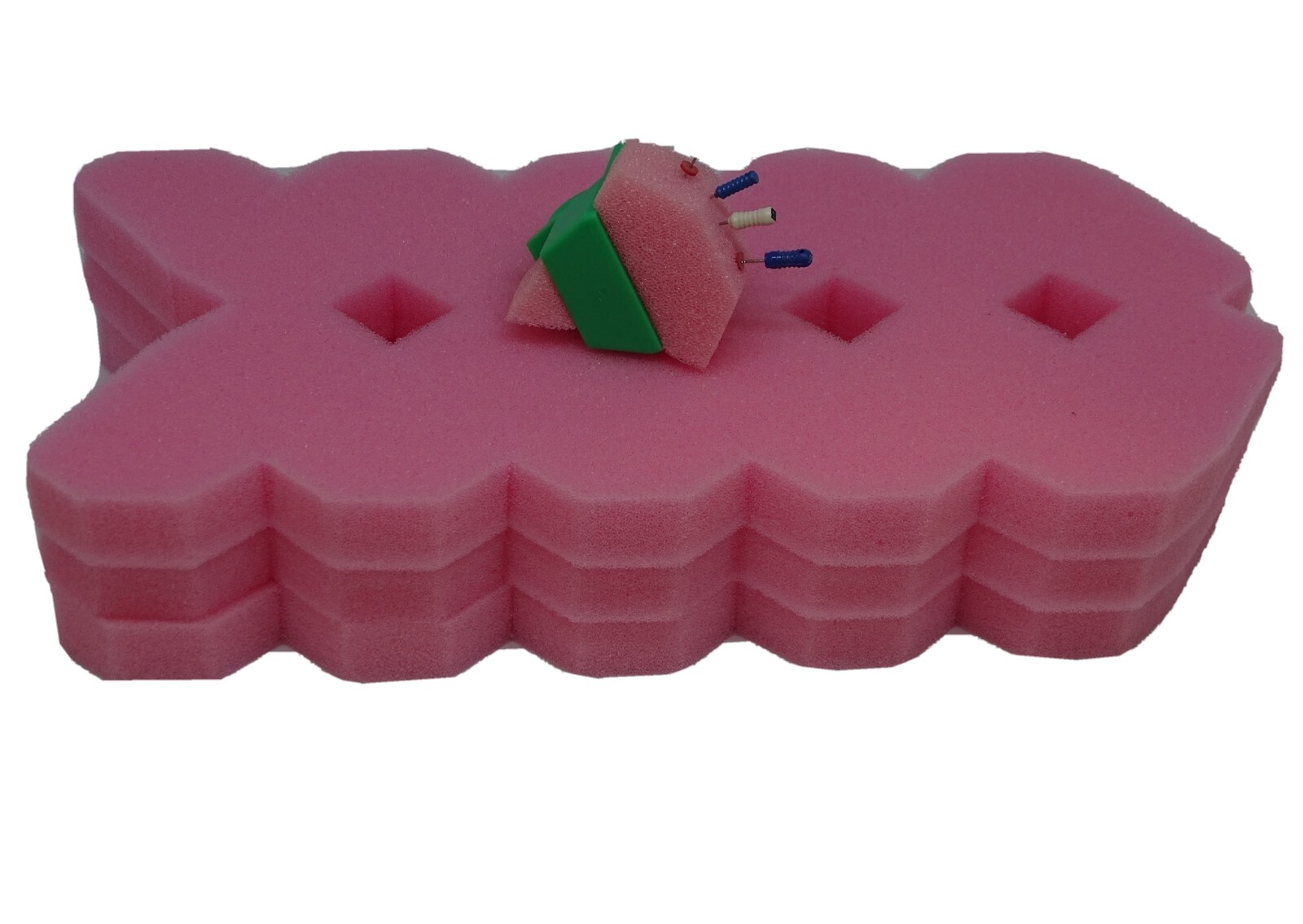 Endo Triangle Foam Sponge Refill Inserts 50 pcs (PINK) High Quality