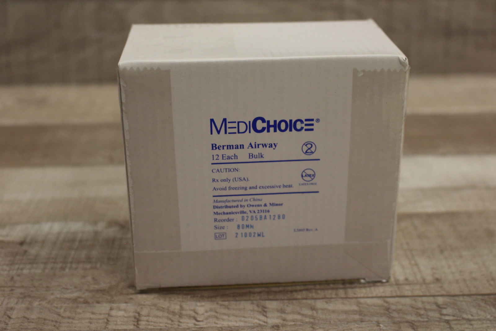 MediChoice Berman Airway – Set of 12 – 80mm – 0205BA1280 – New