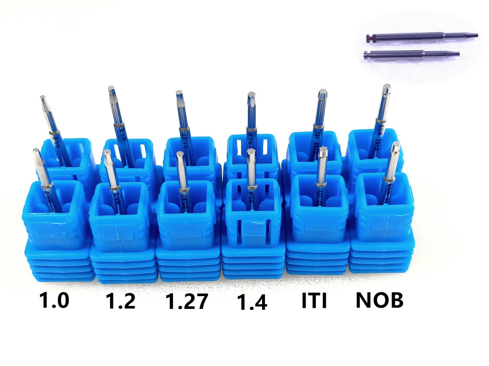 1pcs Dental Implant Abutment Hex Drivers For Low Speed Handpiece Wrench Kit 1.0
