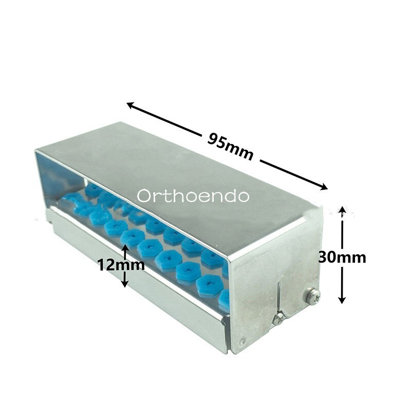 Dental Bur Holder Block Box Disinfection Case Box Organizer 8/12/30 Holes Stand