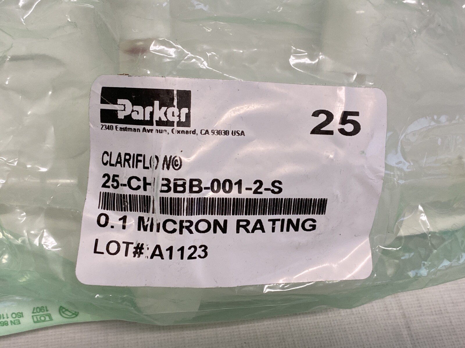 PARKER Clariflo Capsule Filter 0.1um 25-CHBBB-001-2-S