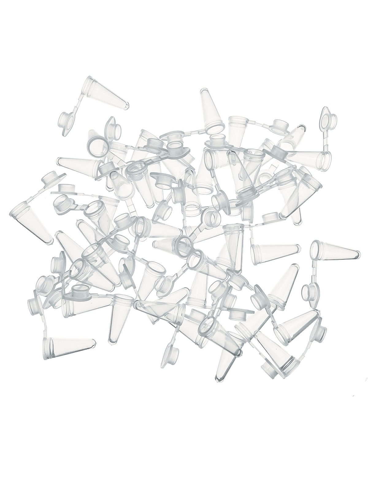 1000pcs PCR Tube with Flat Cap Microcentrifuge tube 0.1ml PCR Reaction Tube 0…