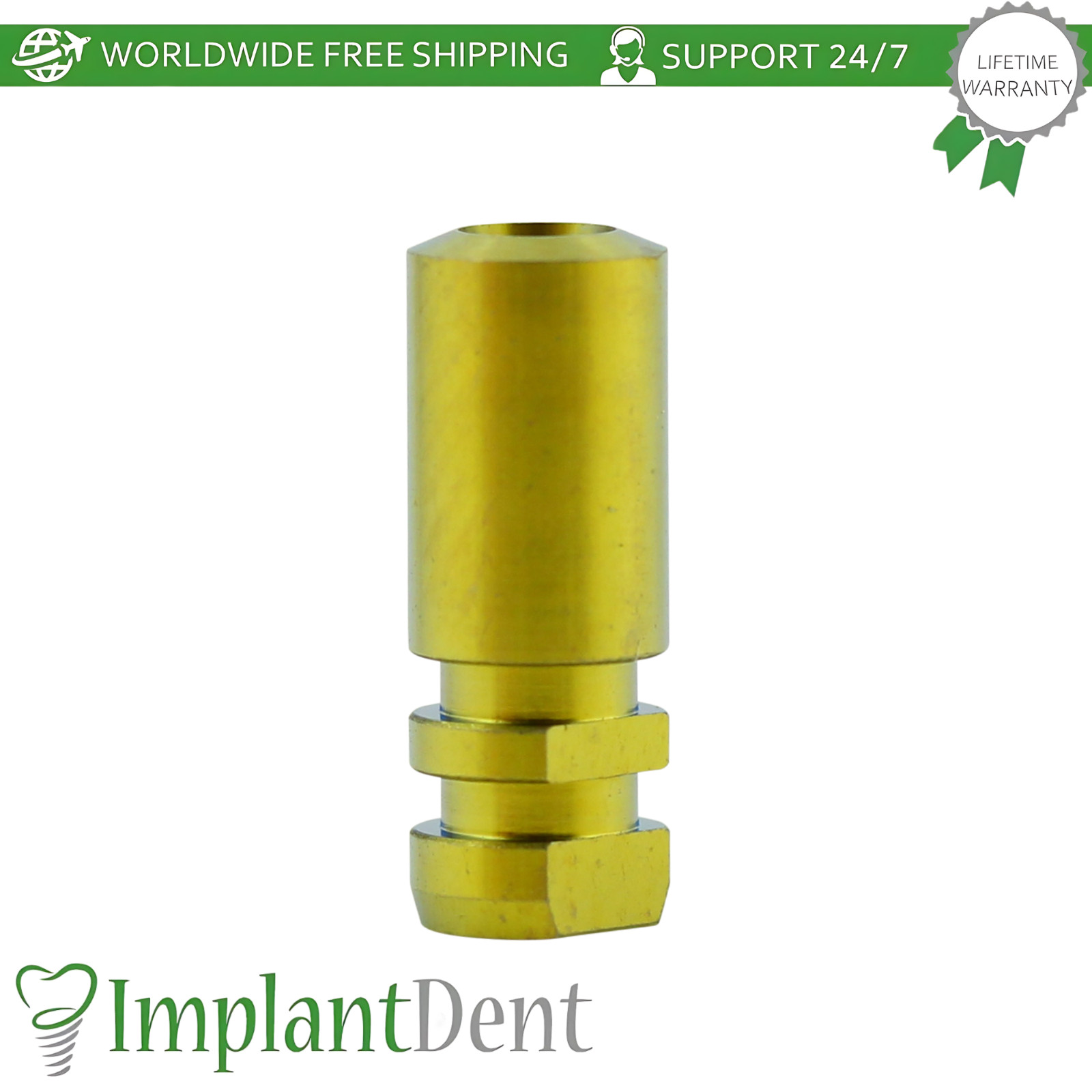 Ø6.5mm Dental Fixture Analog Wide Body WB Straumann BLX Compatible Replica