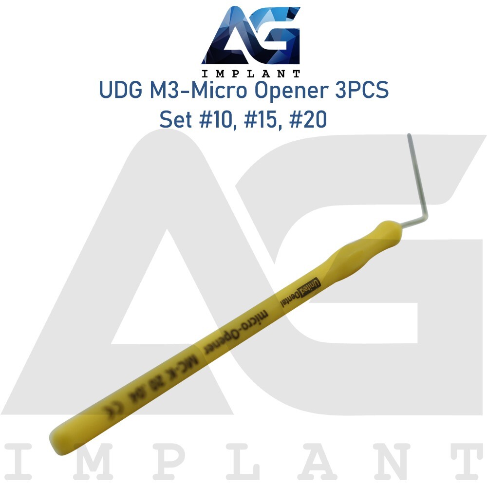 Dental M3-Micro Opener 3PCS Set #10, #15, #20 Precision Opener Posterior Teeth
