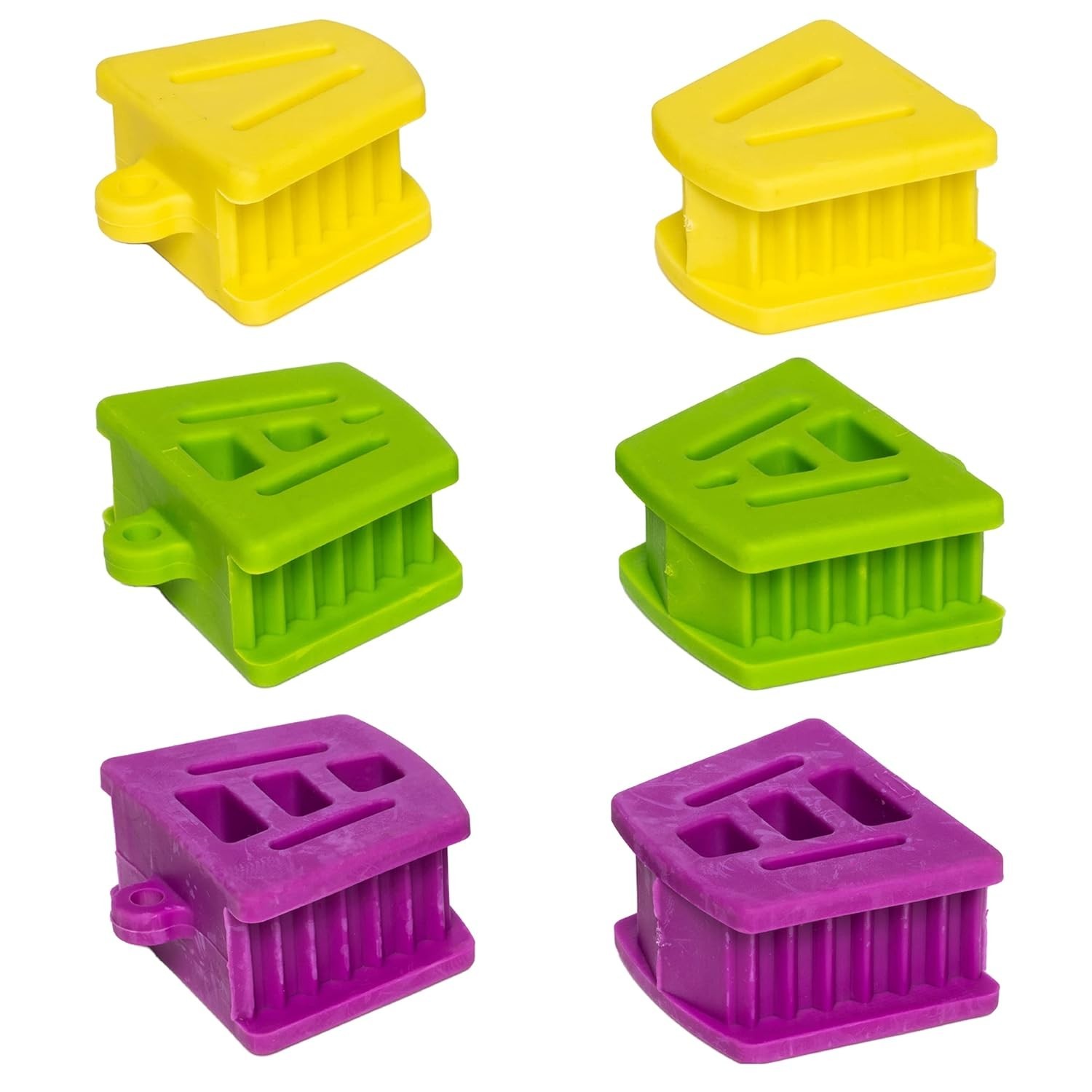 Autoclavable Dental Bite Blocks – Silicone Mouth Props for All Ages – Pack of 6