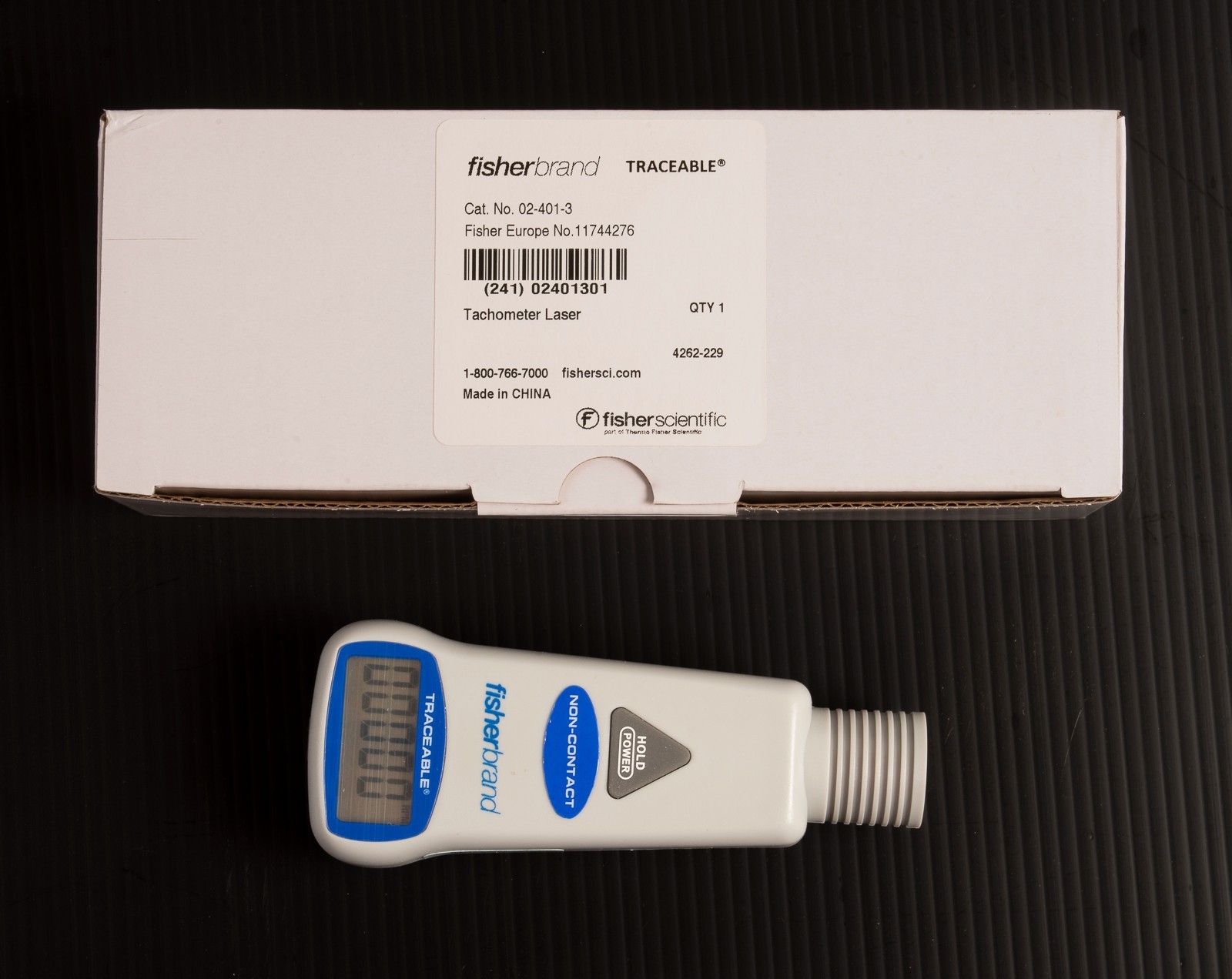 NEW Fisher Scientific 024013 Traceable Laser Tachometer Digital RPM Meter