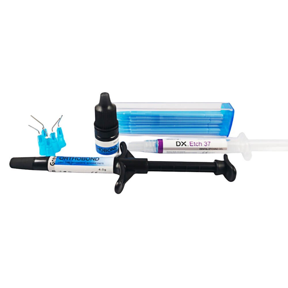 1×Dental Orthodontic Bonding Adhesives Paste and Primer Clear Introduction Kit
