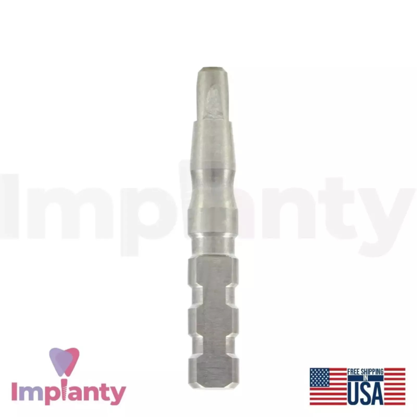 GDT One Piece Dental Fixture Analog 20mm Titanium Steady Grip Dentistry Tool
