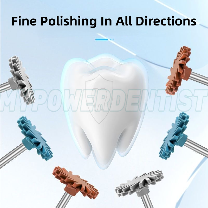 Dental Polishing Wheel Diamond Ceramic Twist RA Radial EVE Coarse/Medium/Fine