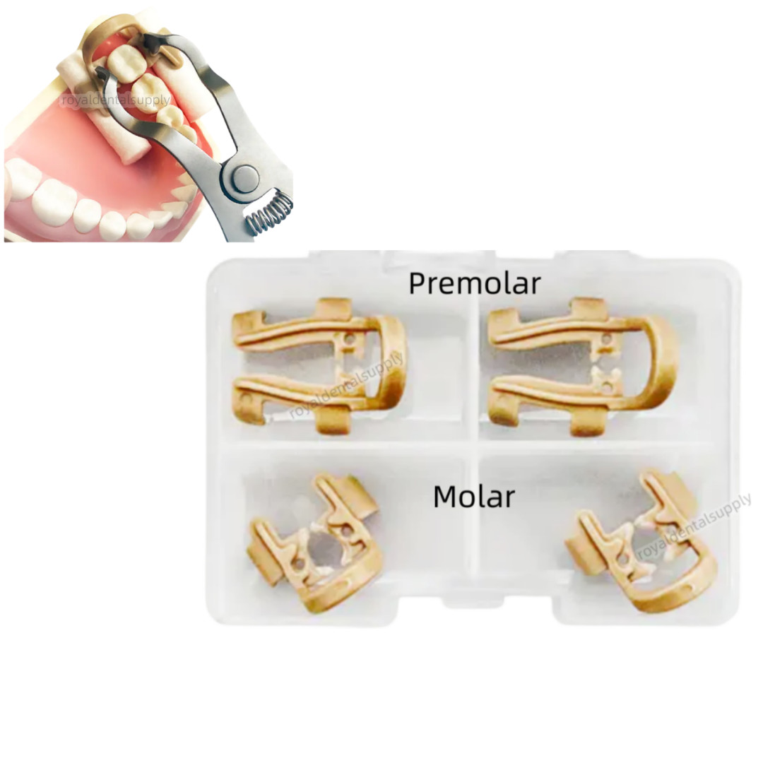 4Pcs Dental Cotton Roll Holder Autoclavable Moisture Clip Dentistry Lab Supplie