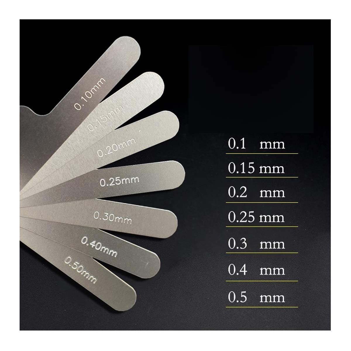 Orthodontic Gap Ruler Dental Interproximal Reduction Gauge Tooth Silver