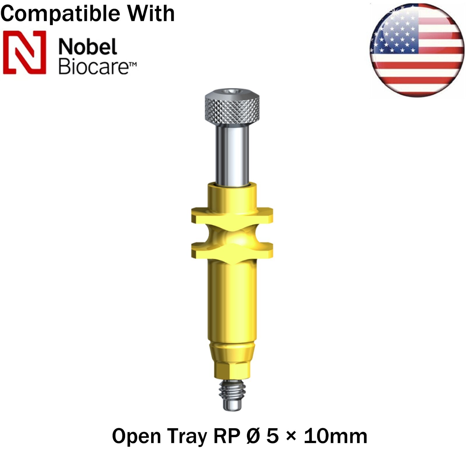 US Dental Nobel Active Open Close Tray NP/RP Impression Transfer Coping Analog