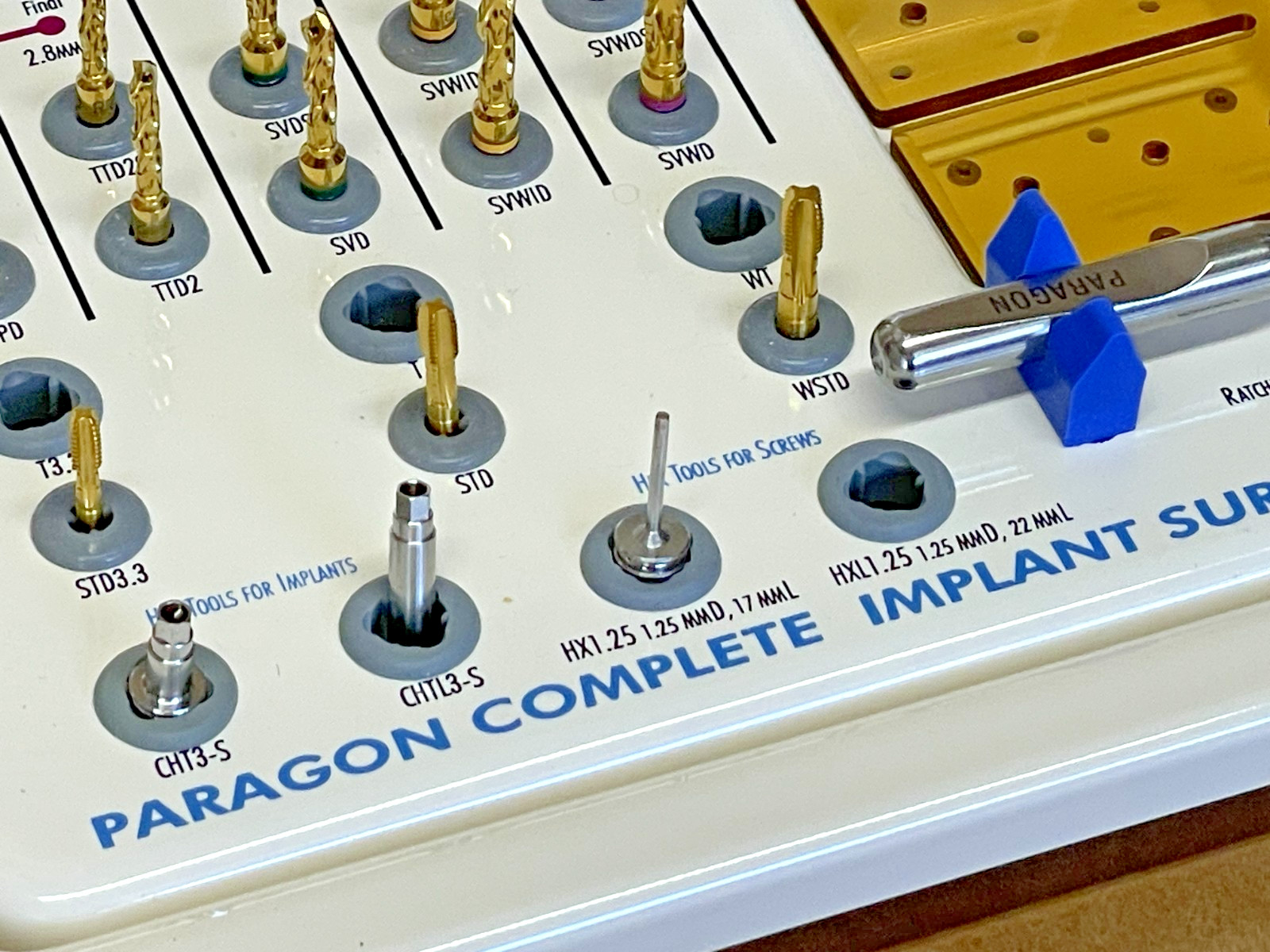 Paragon Implant Company Surgical Tray,Excellent As Pictured Items Only
