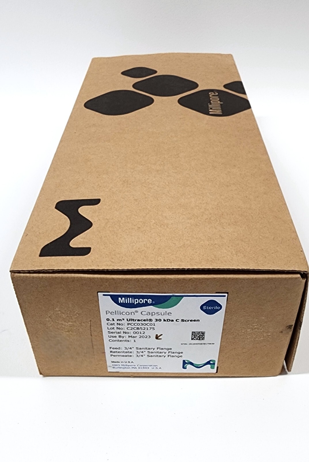 Millipore PCC030C01 Pellicon Capsule Ultracel 30 kDa, C Screen 0.1 m2