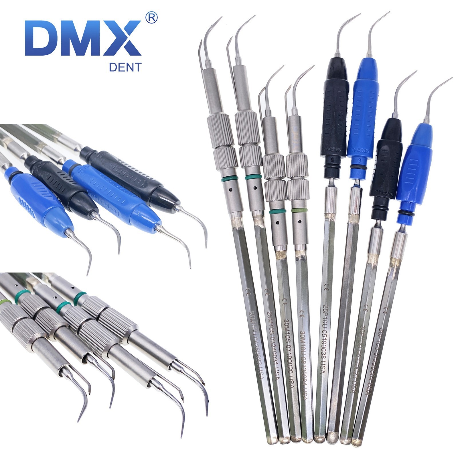 P-100 P-10 Dental Ultrasonic 25k/30k Slim Series Cavitron Dental Inserts Tips
