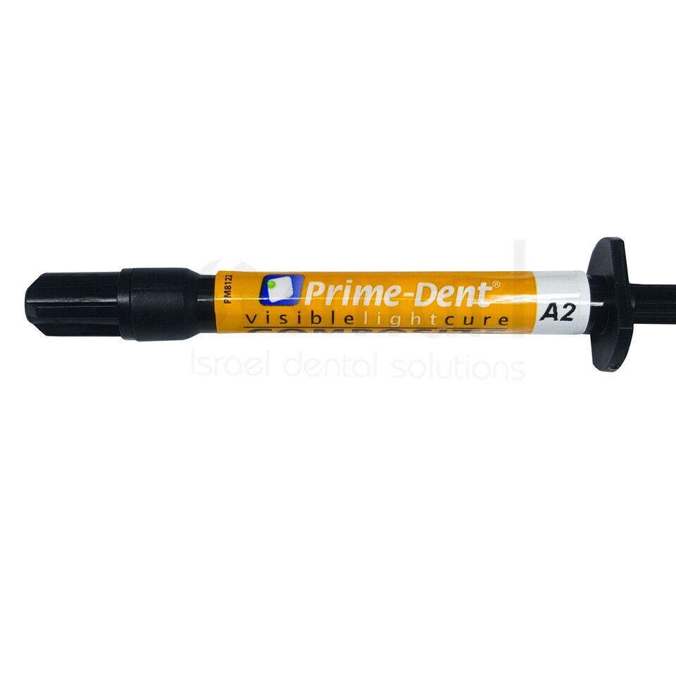 Lot x 5 visible light cure flow flowable filling composite 2 gr A2 Prime dent