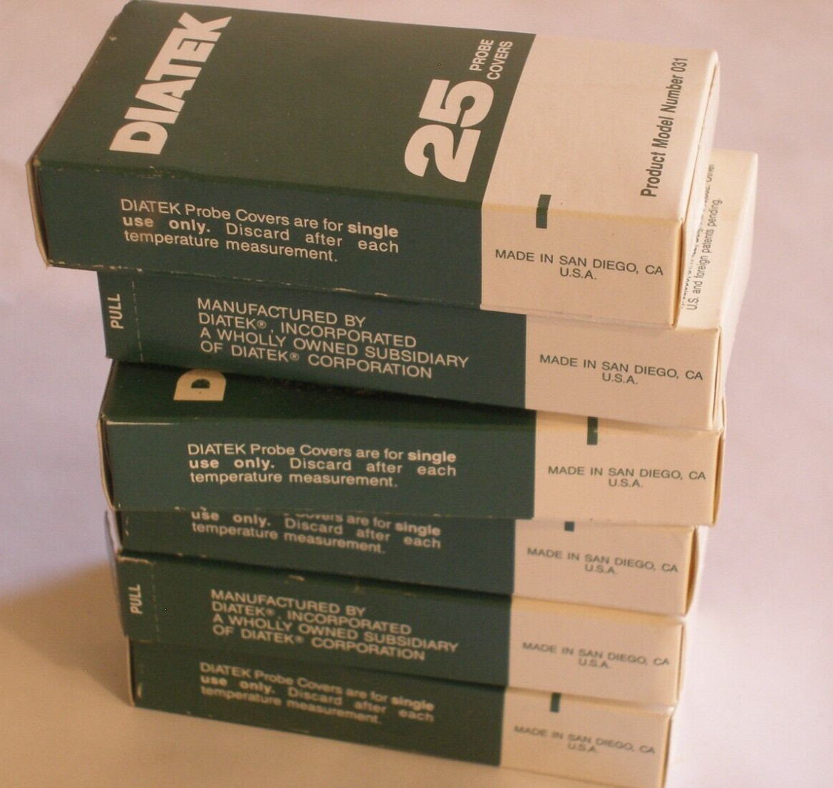 Diatek 600 Electronic Clinical Thermometer Probe Covers, Six boxes of 25