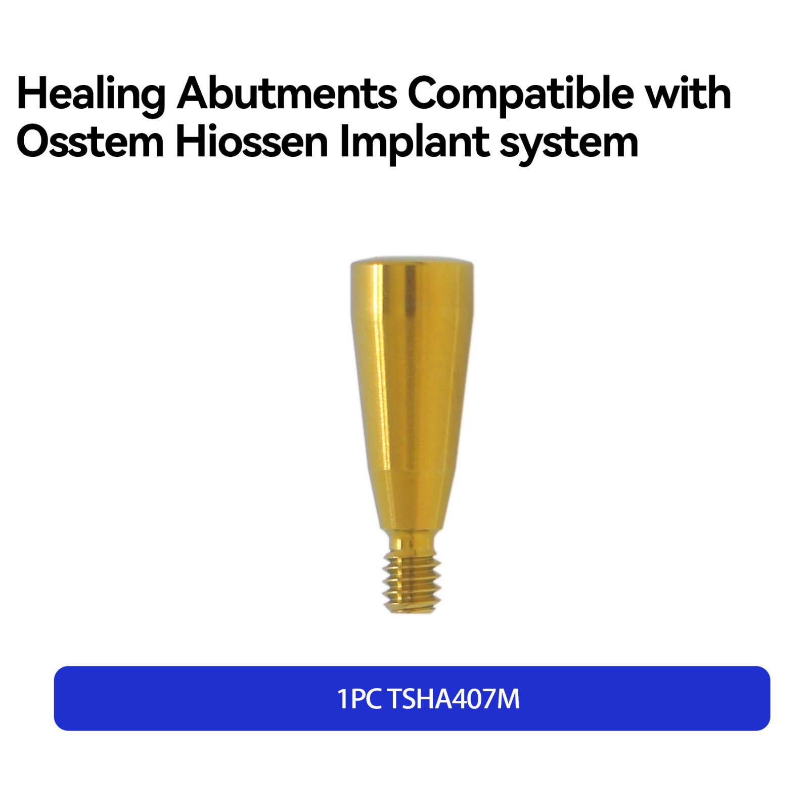 Dental Healing Abutment Cover Screw Mini Platform Fit Osstem Hiossen 4.0/4.5mm