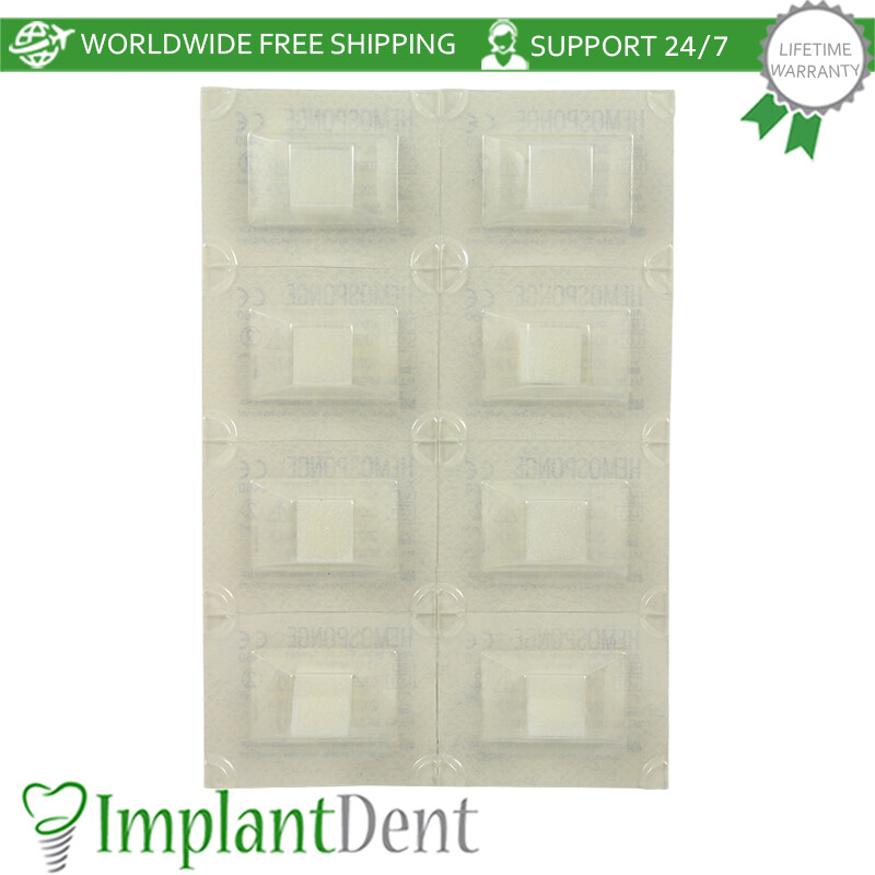 Dental Hemosponge Absorbable Gelatin Sterile Sponge 32pcs / 1 box
