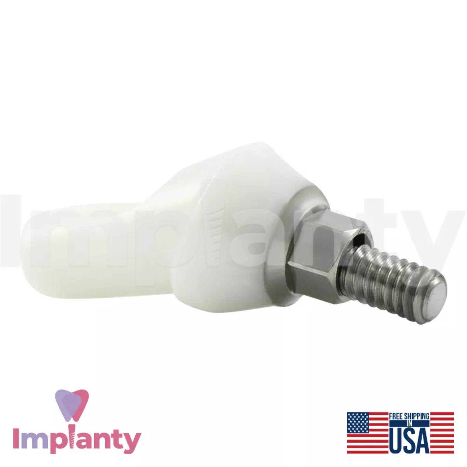 5x GDT Angulated Zirconia Dental Prosthetic 25° Ø5.4mm Titanium Int Hex 2.42mm