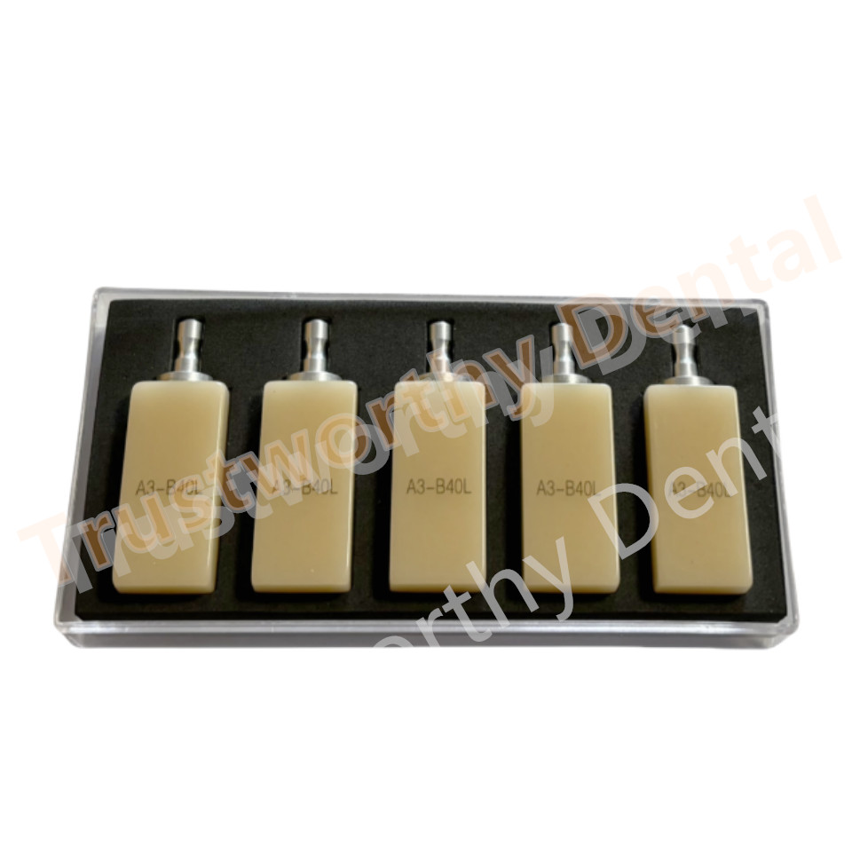 Dental B40L PMMA Blocks Disk Block Cerec Bleached Blocks A3