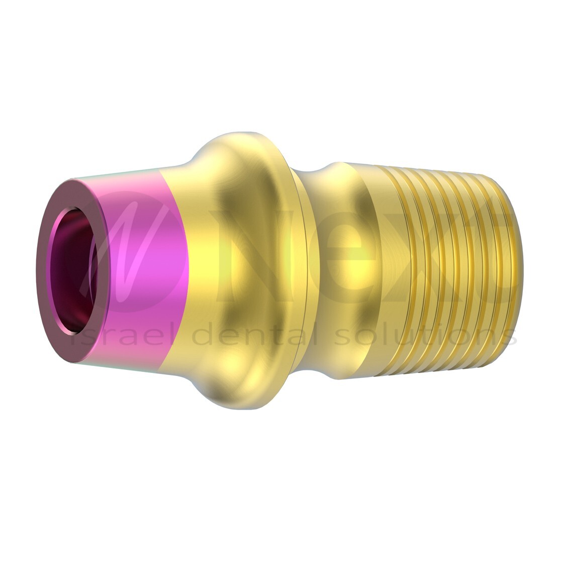 LOTx5 Abutment T-Base CAD/CAM MIS conical C1 V3 SP fit NON HEX 1.5 mm colored